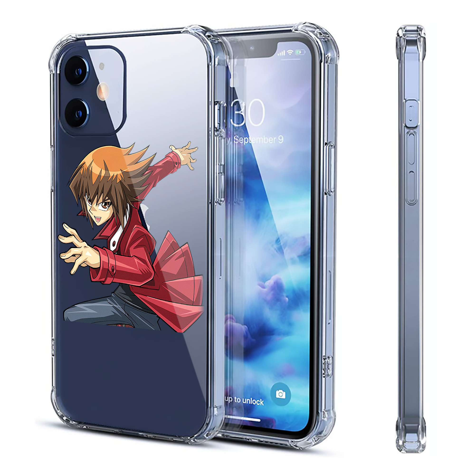 （画像用） 遊☆戯☆王 Yu-Gi-Oh! 【iPhone 12シリーズ対応】透明スマホケース（クリアソフトケース）